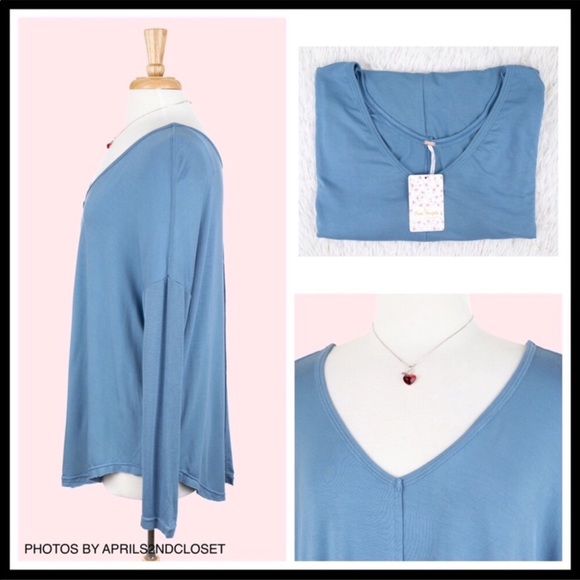 FREE PEOPLE BOHO FLOWY TUNIC TOP SLOUCHY TEE A3C - Picture 12 of 15